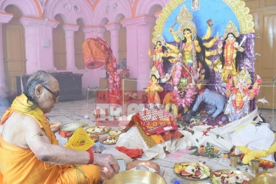 Age-old Katyayani Durga Puja Astami observed at ancient Durga Bari 